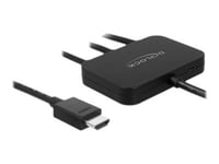 Delock - Video Adapter - Hdmi, Micro-Usb Type B (Kun Strøm), Mini Displayport, 24 Pin Usb-C Til Hdmi Hann - Svart - 4K-Støtte