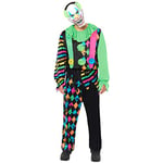 amscan 9917866 Déguisement de clown d'horreur pour homme Motif animaux Multicolore Taille L