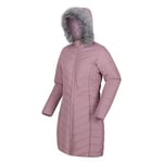 Regatta FRITHA Veste à Capuche matelassée avec Doublure Isolante Baffled/Quilted Jackets Femme, Rose (Dusky Heather), S (Taille Fabricant : 12)