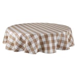 DII Classic Farmhouse Nappe Ronde en Coton et Pierre 178 cm