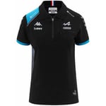 T-shirt Kappa  Polo Acraw BWT Alpine F1 Team 2023  Noir