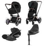 Cybex Cybex ePriam barnvagn + Cloud T Plus + basenhet T