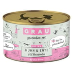 GRAU Kitten Grain Free 6 x 200 g - Kyckling & anka