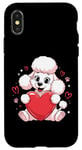 iPhone X/XS Cute Poodle Love Heart Valentines Day Poodle Lover Case