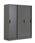 Argos Home Nova 3 Door Sliding Wardrobe - Anthracite