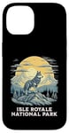 Coque pour iPhone 14 Isle Royale National Park Grey Wolf Vacation Wildlife