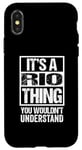 iPhone X/XS It's A Rio Thing You Wouldn't Understand First Name Case