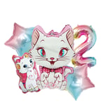 Marie Cat Pet Pink Foil Ballon DIY Festivel Toy Gifts Party Supplies 18In Star A