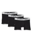 Calvin Klein Men's Boxer Brief 3pk 000nb3131a Boxer Briefs, Black (Black), XXL