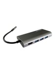 LC Power LC-HUB-C-MULTI-5 - docking station - USB-C - HDMI - GigE