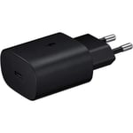 Chargeur Rapide 25W - Samsung - Compatible S23/S22/S21 - USB-C - Noir - Charge rapide