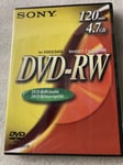 Sony DVD-RW DVD ReWritable for Video/Data 4.7GB 120Min Sealed Pack