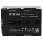 EXTENSILO Batterie compatible avec Sony A-100, ALPHA 100, CCD-TRV108, CCD-TRV118 appareil photo, reflex numérique (3200mAh, 7,4V, Li-ion)