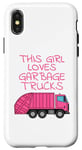 iPhone X/XS This Girl Loves Garbage Trucks, Female Truck Driver Case