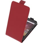 Bag For Archos Core 50P Flipstyle Phone Case Protection Cover Flip Case Red