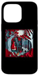 Coque pour iPhone 14 Pro Max Illustration en papier découpé Petit Chaperon rouge