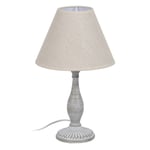 Skrivbordslampa Beige Grå 60 W 220-240 V 20 x 20 x 34 cm