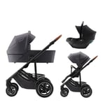 Britax Smile 5Z Duovogn, inkl. Baby-Safe Core bilstol, Midnight Grey