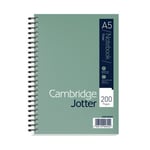 Cambridge Jotter A5 Wirebound Card Cover Notebook Ruled 200 Pages Meta