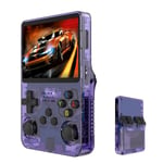 R36S Retro Video Game Console violetti