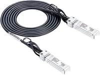 Elfcam - Câble SFP+ à SFP+ 10Gb Câble à Attache Directe, Direct Attach Copper (DAC) Twinax Cable, Compatible avec Cisco Juniper et Mikrotik (8M)