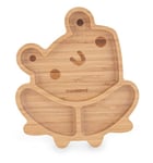 WOODEN PLATE FROG