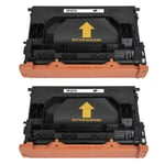 2 Black XL Toner Cartridges to replace CF237X (87X) Compatible for HP Printers