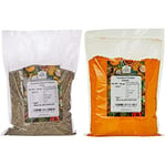 Old India Cracked Black Pepper 1 Kg & Turmeric Powder (Haldi) 1 Kg