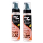 2x Shine n Jam Supreme Foam Mousse Sulfate and Alcohol Free +Provitamin B5 8oz