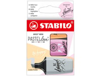 Stabilo Boss Mini Pastellove Edition 2.0, 3 Stk, Fuchsia, Grå, Orange, 3 År, Flerfarvet, 2 Mm, 5 Mm