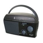 Batteridriven Fm-radio / Bärbar radio från Adler