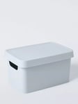 John Lewis ANYDAY Stackable Plastic Storage Box with Lid, Small