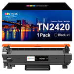 GPC Image TN2420 TN-2420 Compatible Toner Cartridges for Brother TN2410 TN-2410 for DCP-L2510D L2530DW L2550DN HL-L2310D L2350DW L2357DW L2370DN L2375DW MFC-L2710DN L2710DW L2730DW L2750D(1 Black)