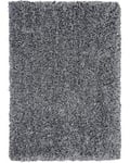 Tapis shaggy noir et blanc 200 x 300 cm CIDE