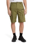 G-STAR RAW Men's Rovic Zip Relaxed Shorts, Green (smoke olive D08566-D308-B212), 30