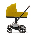 Cybex, Priam Lux R, Mustard Yellow inkl Understell, Rosegold - Utstillingsmodell