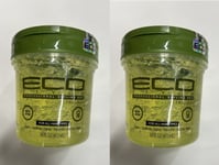 Eco Styling Gel Olive Oil Water based Max hold 16 oz Pack of 2