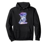 Disney Winnie The Pooh Eeyore Watercolor Rain Cloud Pullover Hoodie