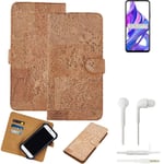 FOR Huawei Honor 9x Pro SMARTPHONE CASE COVER WALLETCASE CORK