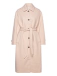 Tom Tailor Belted Coat Beige