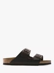 Birkenstock Arizona Double Strap Oiled Leather Sandals, Habana