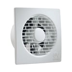 Vortice - Ventilateur de salle de bain axial avec volet arrière intégré Punto Filo Range mf 90/3,5 - sku 11122 - Blanc