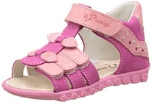 Primigi PBN 7056, Sandales bébé Fille, Rose (Lampone/Barbie), 22 EU