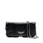 Zadig & Voltaire Rock Grained Leather Svart