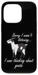 Coque pour iPhone 13 Pro Thinking About Goats Hilarous Farm Animal