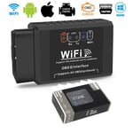 OBD2 WIFI ELM327 V 1.5 Scanner för iPhone IOS / Android Kodläsare Diagnostikverktyg