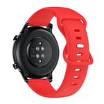 Strap for Honor Magic Watch 2, 42mm Flexible Silicone Red