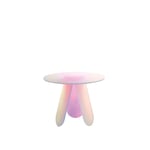 Glas Italia - SHI02 Shimmer Side Table, Transparent glass, Ø65 - Småbord & sidebord - designer_patricia_urquiola - Flerfarget - Glass