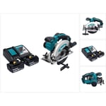 Makita - dss 610 rt scie circulaire portative sans fil 18 v 165 mm + 2x batterie 5,0 Ah + chargeur