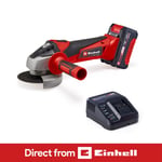 Einhell PXC Angle Grinder 115mm 18V TC-AG 18/115 Li With Battery Charger